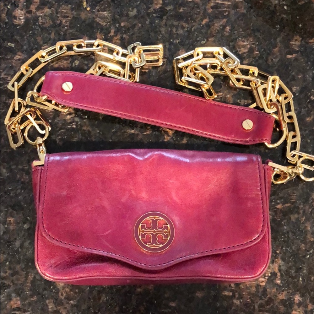 Pink Tory Burch Shoulder Purse